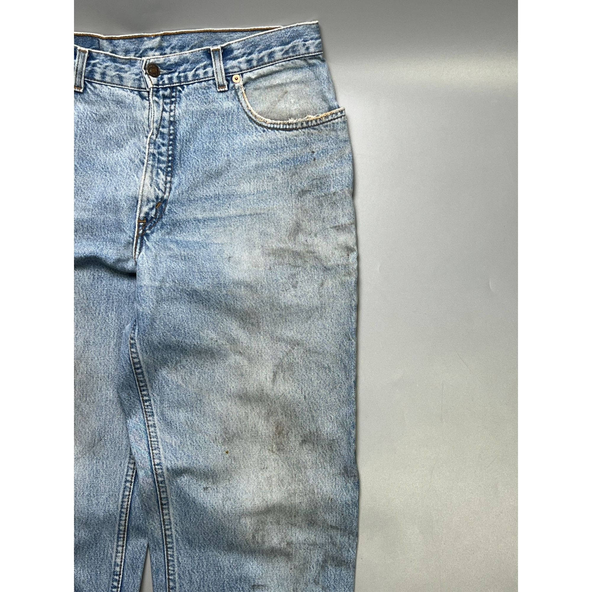 Levi's Vintage Clothing Levi’s 726 Vintage Distressed Denim Jeans Pants (Y1062) Size US 33 - 4 Thumbnail