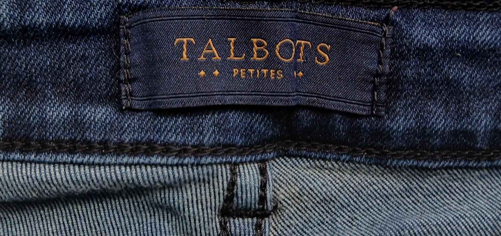 Designer Talbots Heritage Dark Wash Jeans - Petite Size 10P Size 32" / US 10 / IT 46 - 4 Thumbnail