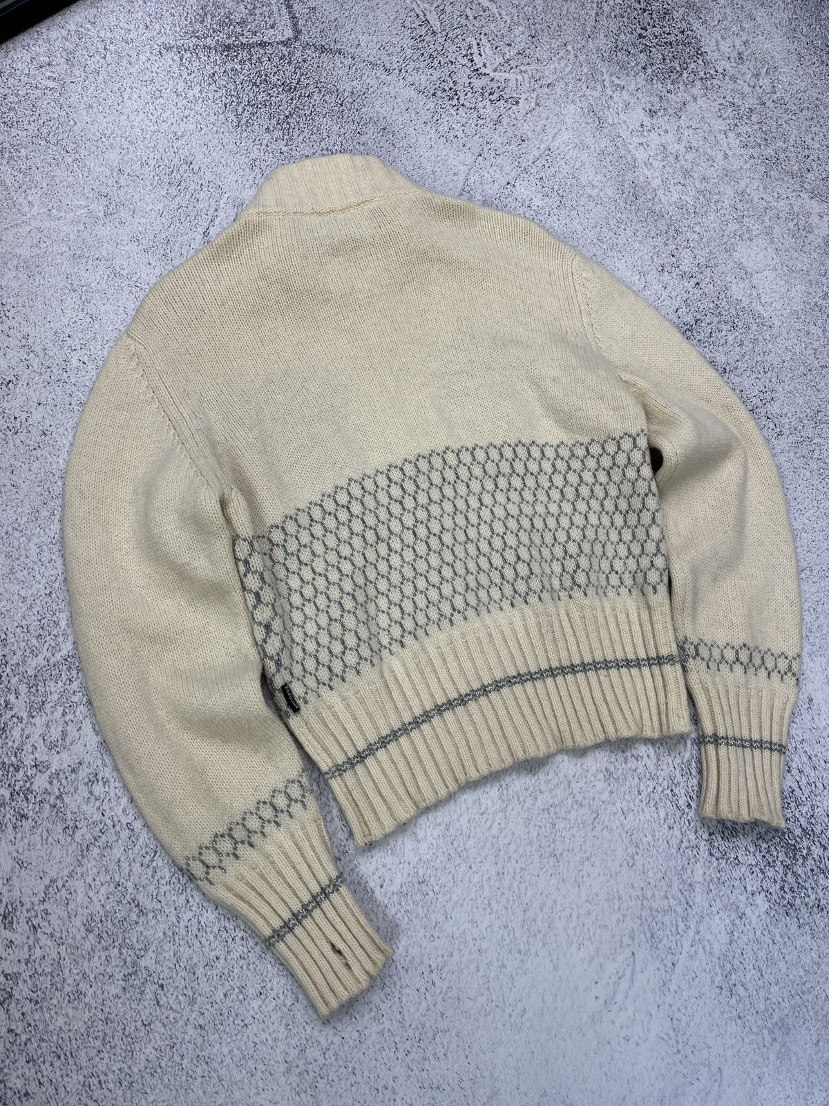 Moncler Vintage 90’s Moncler Grenoble Wool Knit Zip Sweater Jacket Size S / US 4 / IT 40 - 15 Thumbnail