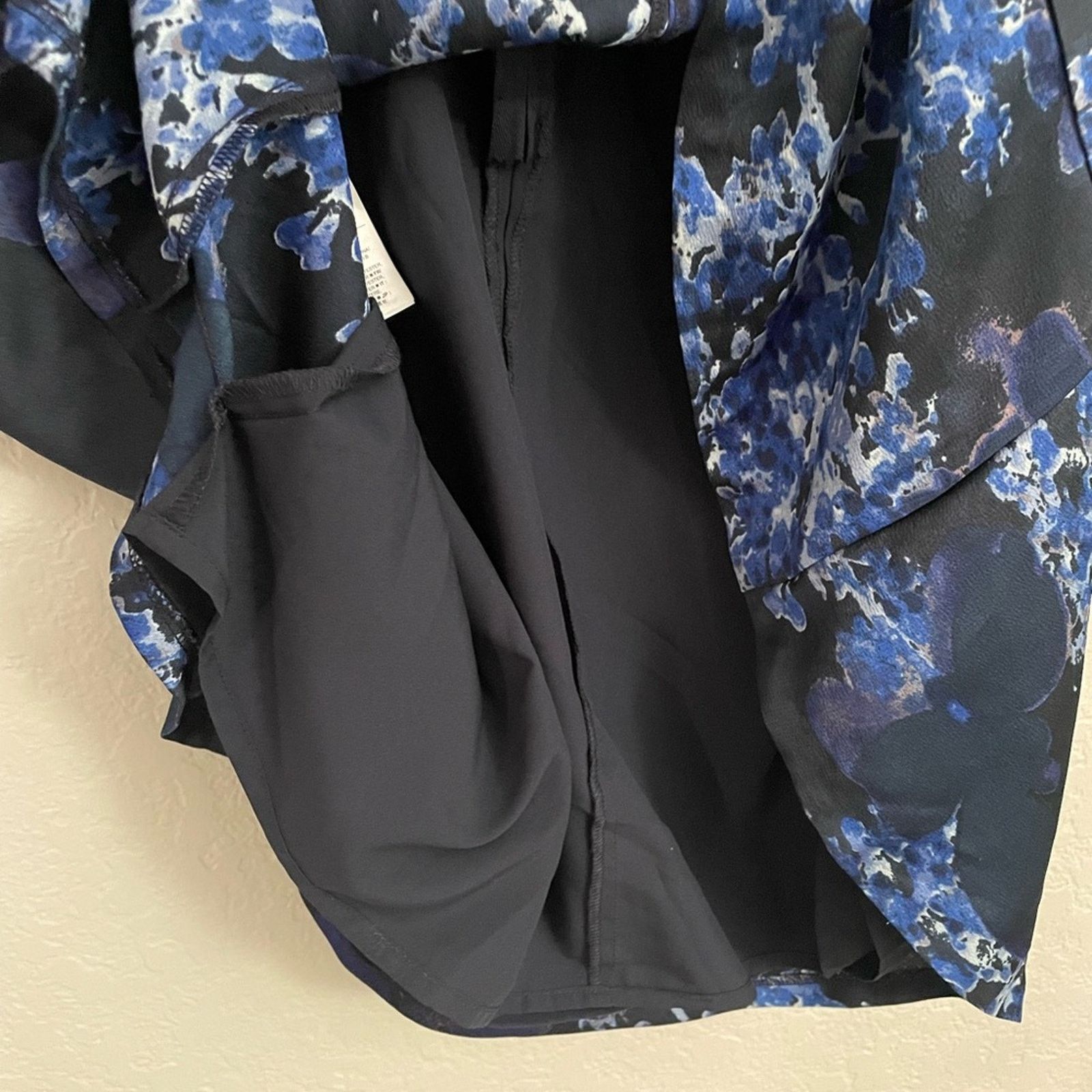 Banana Republic Banana Republic Blue Floral Flounce Dress - Size 6 Size M / US 6-8 / IT 42-44 - 7 Thumbnail