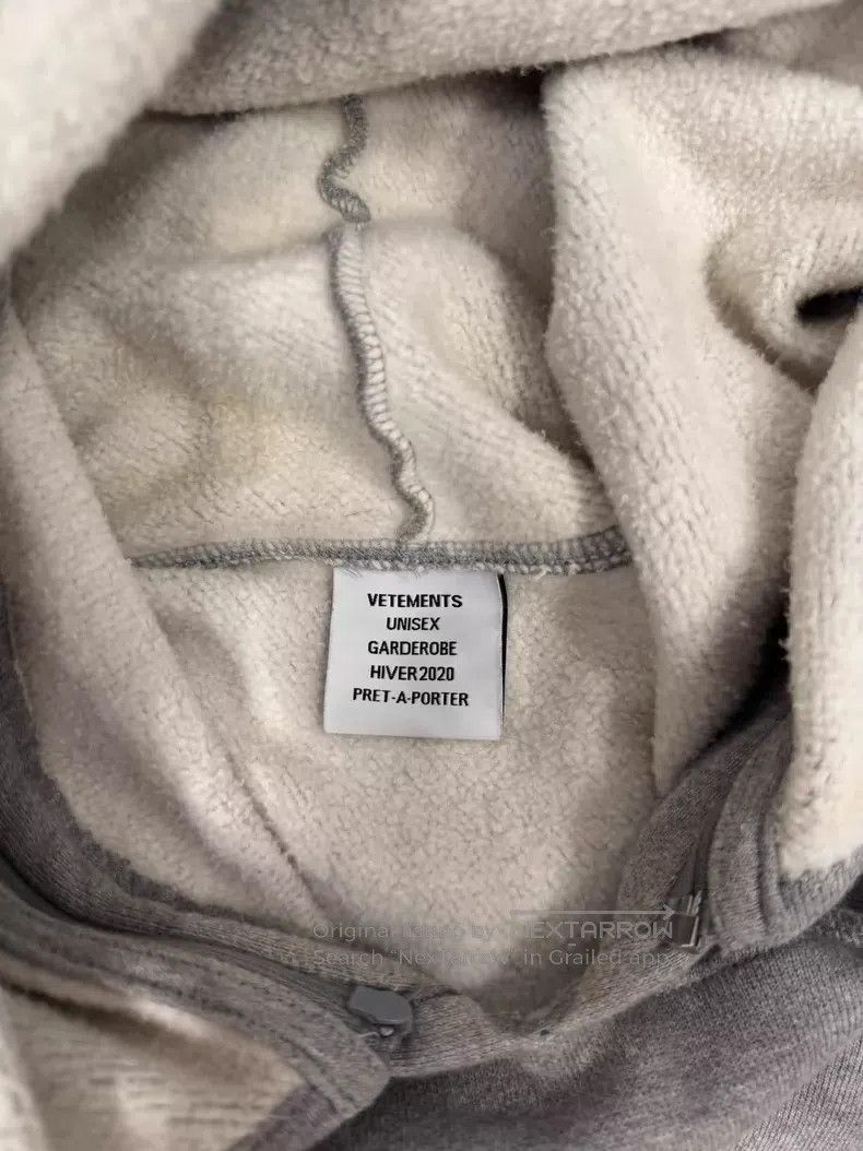 Vetements Vetements 19FW Incognito Mask Anarchism Hoodie - Grey Hidd Size US S / EU 44-46 / 1 - 7 Thumbnail