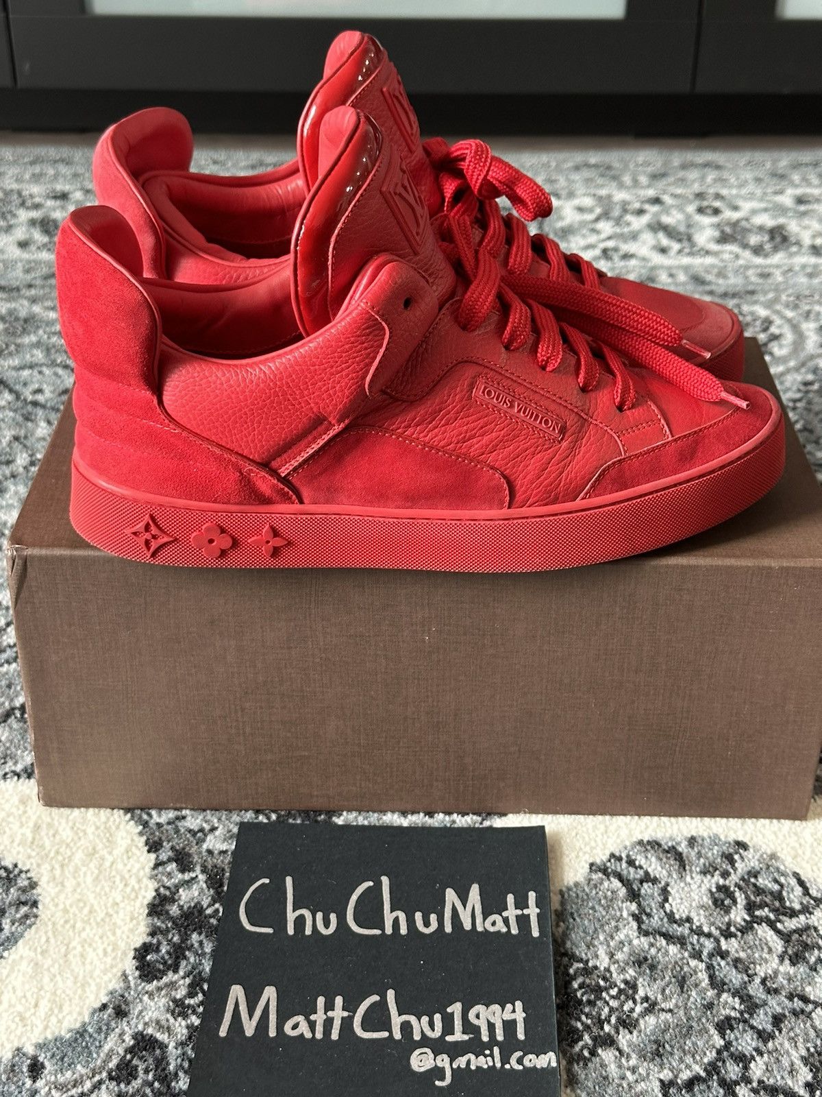 Kanye west lv shoes best sale