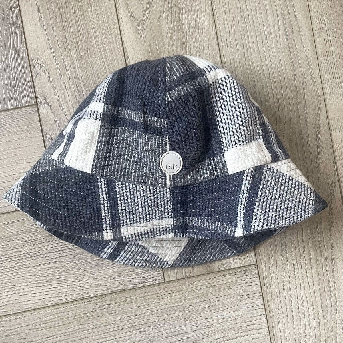 Folk Folk Check Bucket Hat Size ONE SIZE - 1 Thumbnail