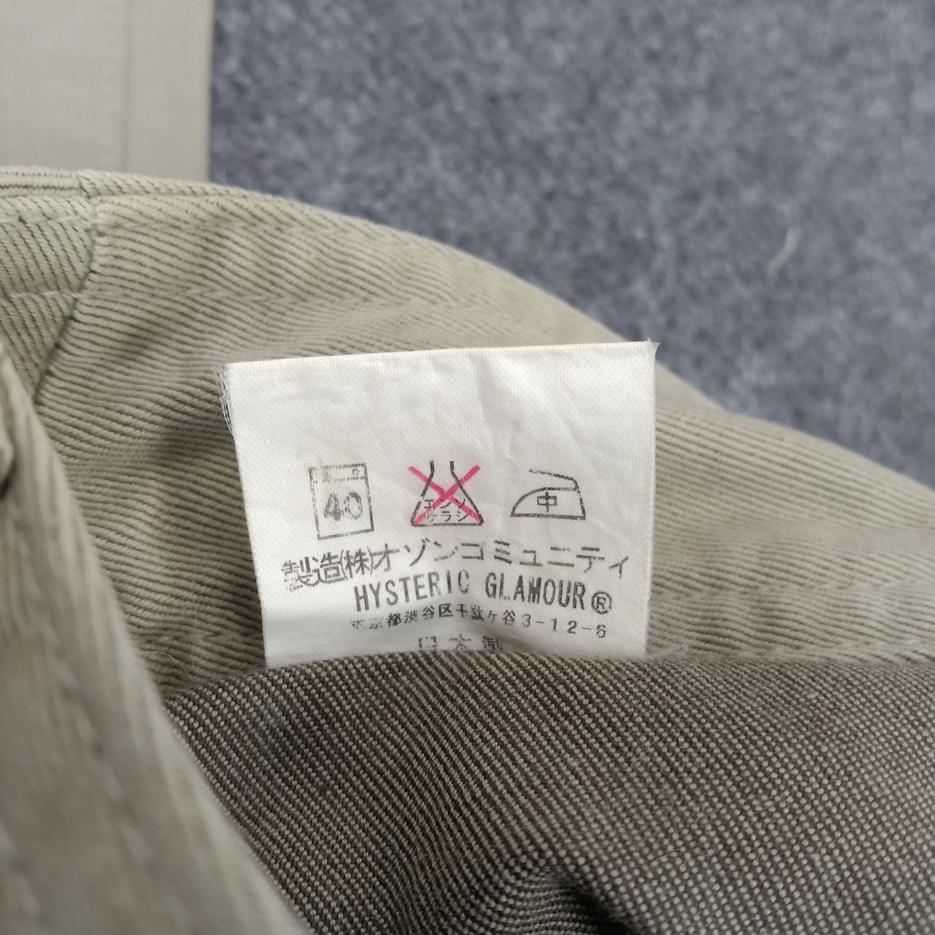 Hysteric Glamour × Japanese Brand × Vintage Hysteric Glamour Japanese Brand Bootcut Custom Cargo Pants Size 27" / US 4 / IT 40 - 15 Thumbnail