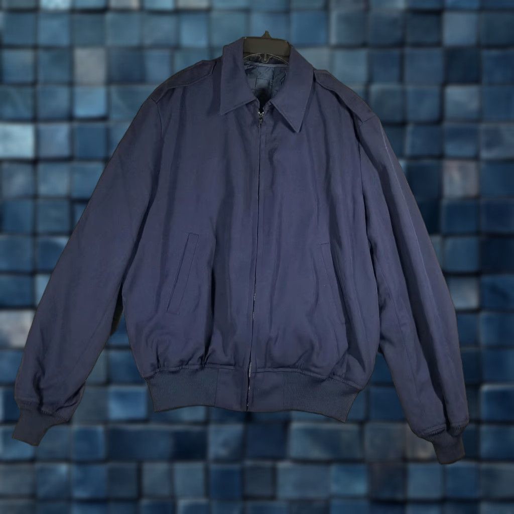Vintage Vintage US Military Jacket Mens Large Blue Lightweight Removable Liner Wool 90s Size US L / EU 52-54 / 3 - 1 Thumbnail