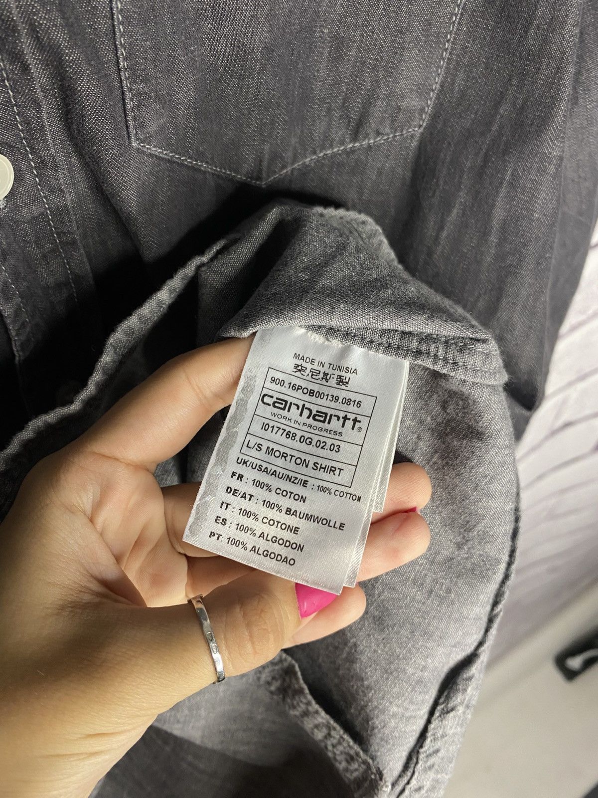 Carhartt Mens Vintage Carrhart Shirt Work in progress y2k Size US S / EU 44-46 / 1 - 5 Thumbnail