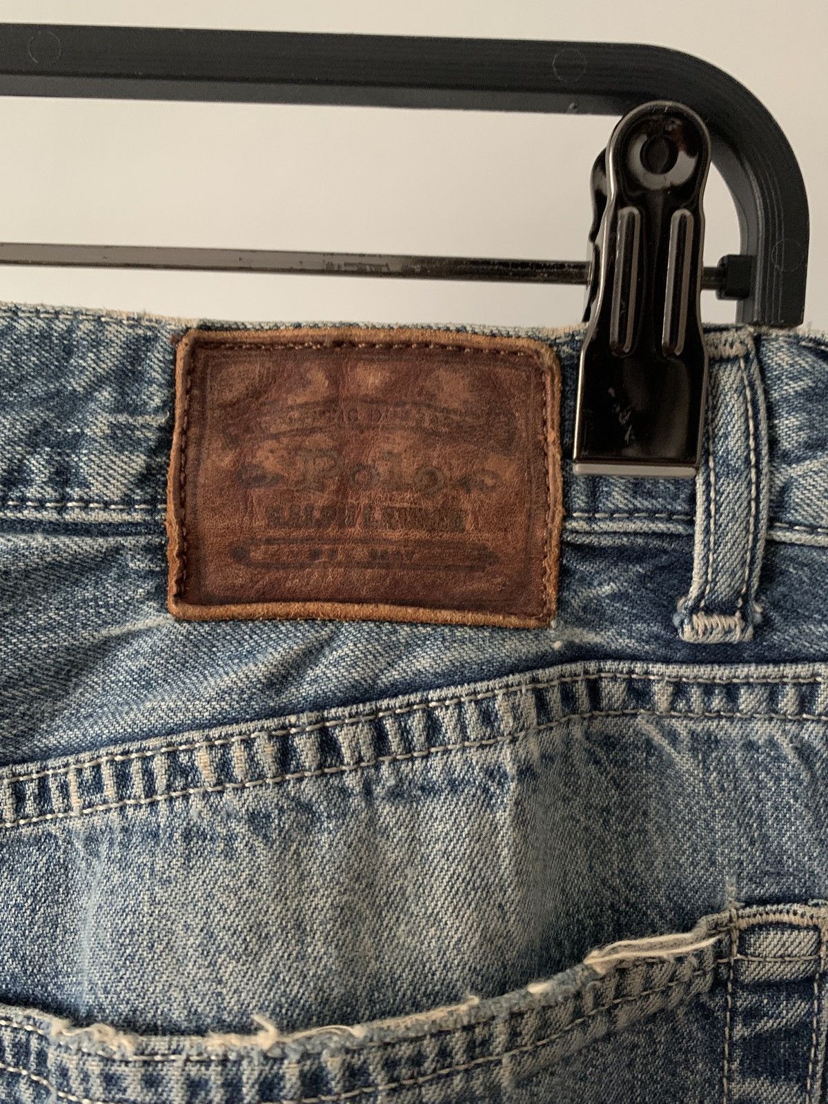 Polo Ralph Lauren Thrashed Vintage Polo Ralph Lauren Pants Distressed Grunge Size US 34 / EU 50 - 14 Thumbnail