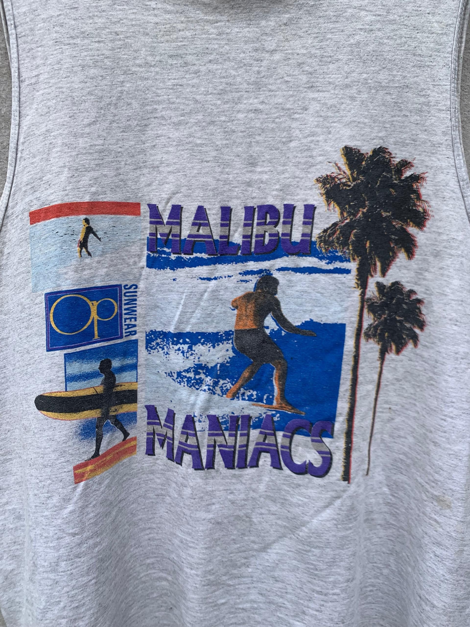Ocean Pacific Vintage OP Malibu Maniacs USA Tank Top Size US L / EU 52-54 / 3 - 3 Thumbnail