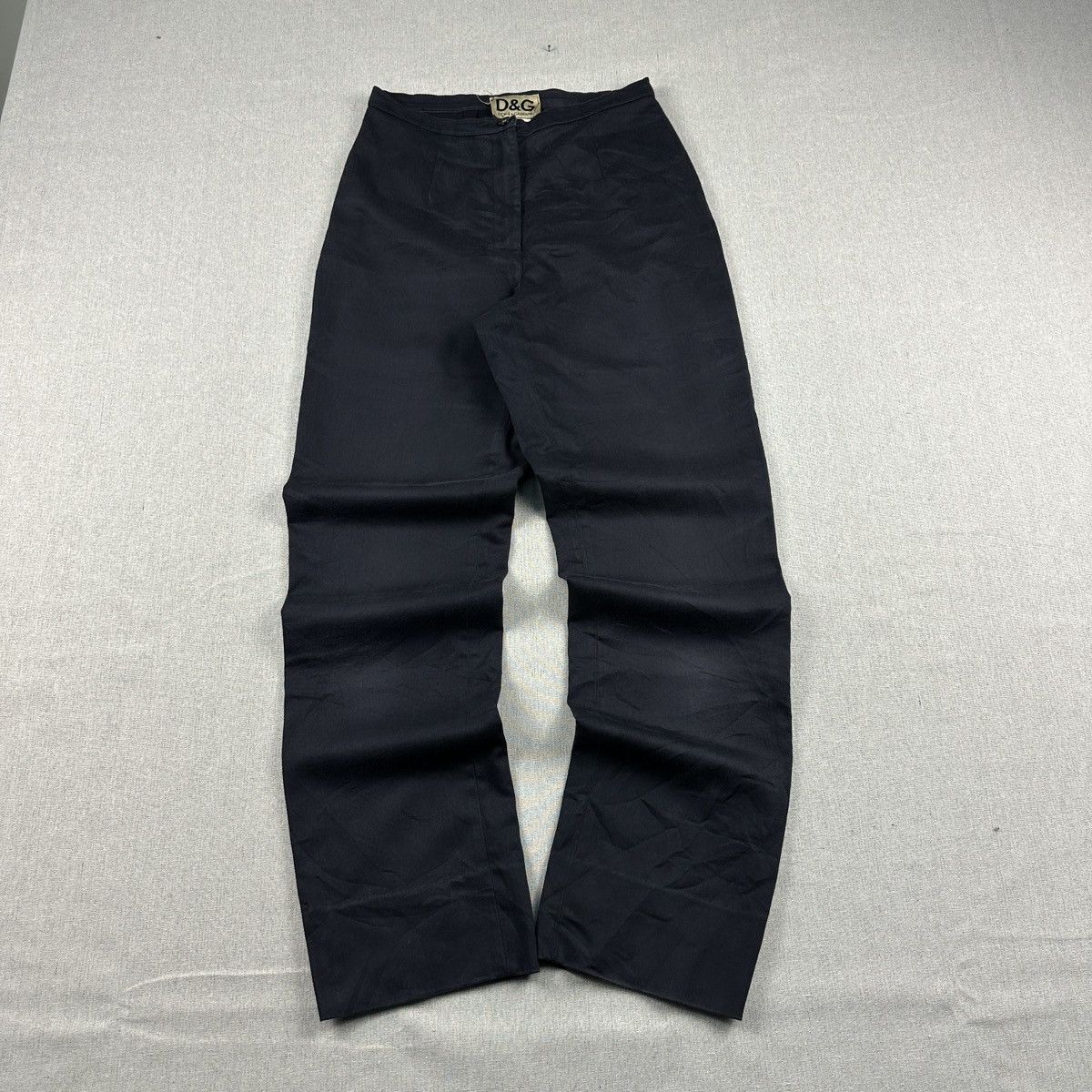 Dolce & Gabbana Dolce & Gabbana Flare Trousers Split Hem Black Size 26" / US 2 / IT 38 - 1 Thumbnail