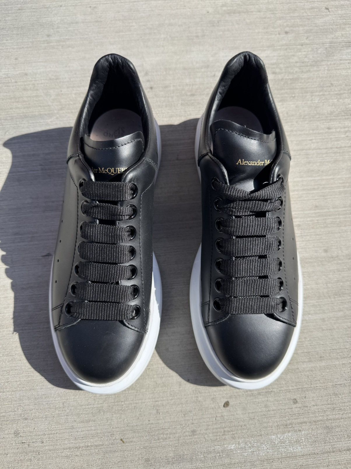 Alexander McQueen ALEXANDER MCQUEEN OVERSIZED SNEAKERS BLACK SIZE 6 M / 7.5 W Size US 6 / EU 39 - 3 Thumbnail