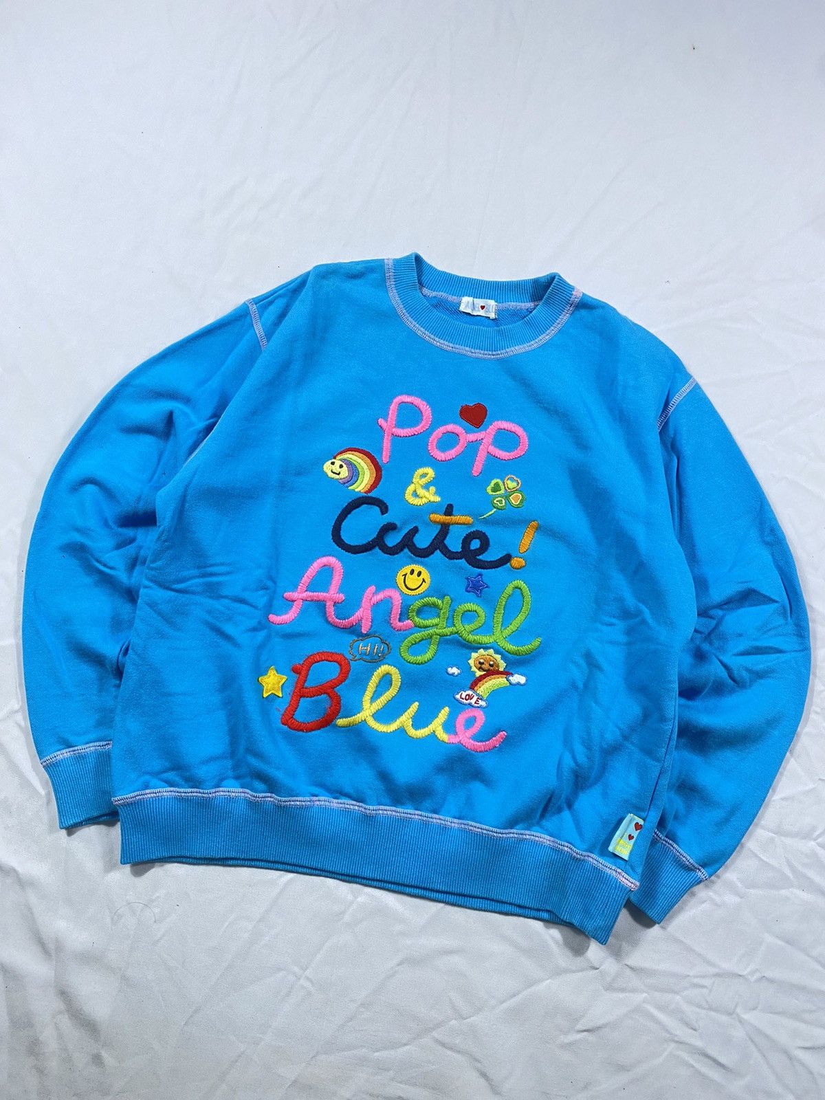 Angel Blue × Japanese Brand Japanese Pop Cute Angle Blue sweaters Size US L / EU 52-54 / 3 - 3 Thumbnail