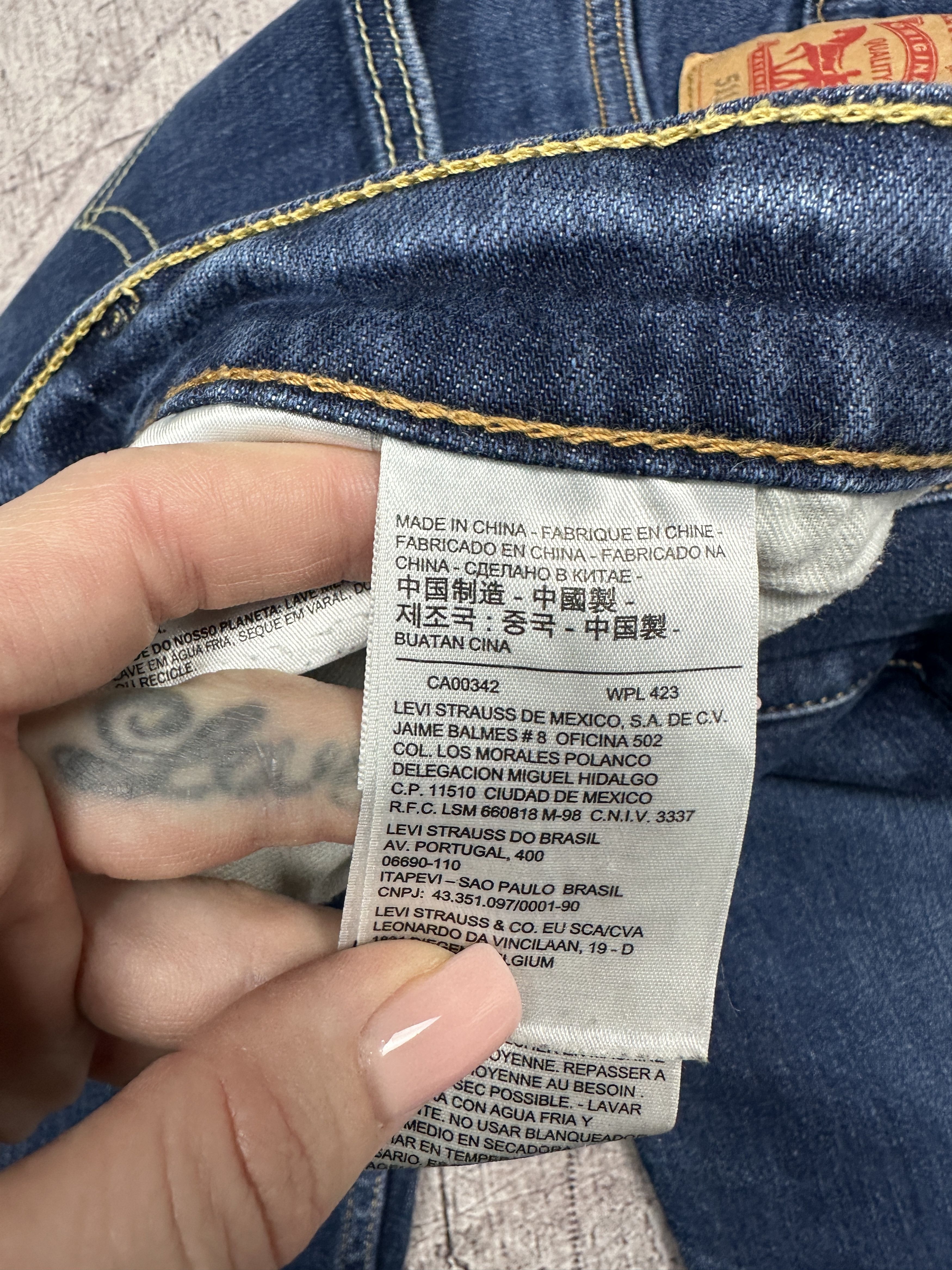 Levi's Levi's 511 Mens Denim Pants Jeans Size 31 x 32 Size US 31 - 8 Thumbnail