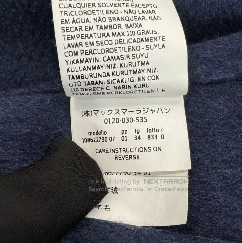 Max Mara MaxMara Navy Blue Cotton Women's Coat . Size S / US 4 / IT 40 - 7 Thumbnail
