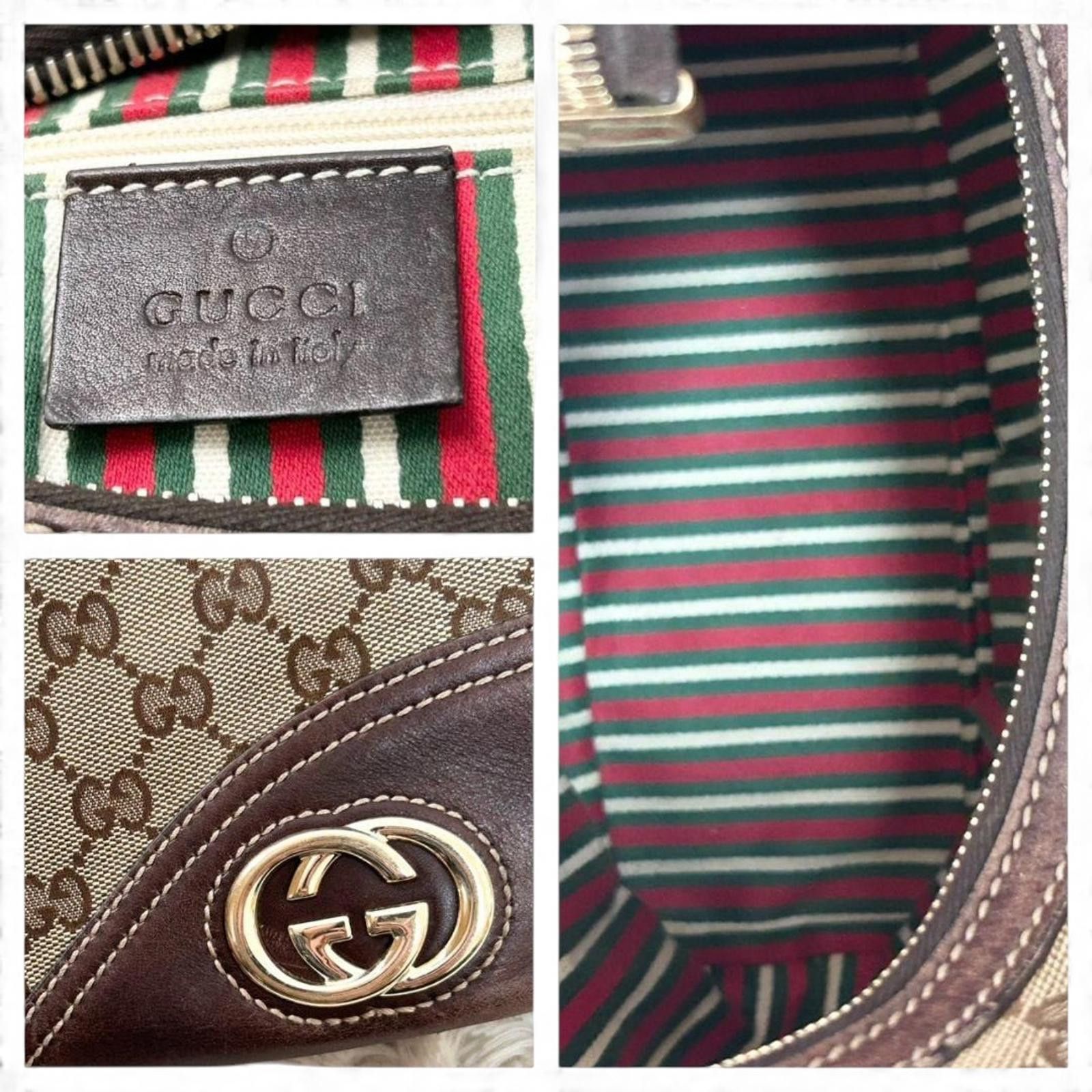 Other Gucci - Monogram Canvas Leather Shoulder Bag Size ONE SIZE - 7 Thumbnail