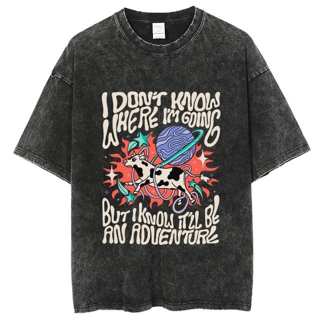 Japanese Brand Cartoon Design Printed Wash Tee Size US L / EU 52-54 / 3 - 4 Thumbnail