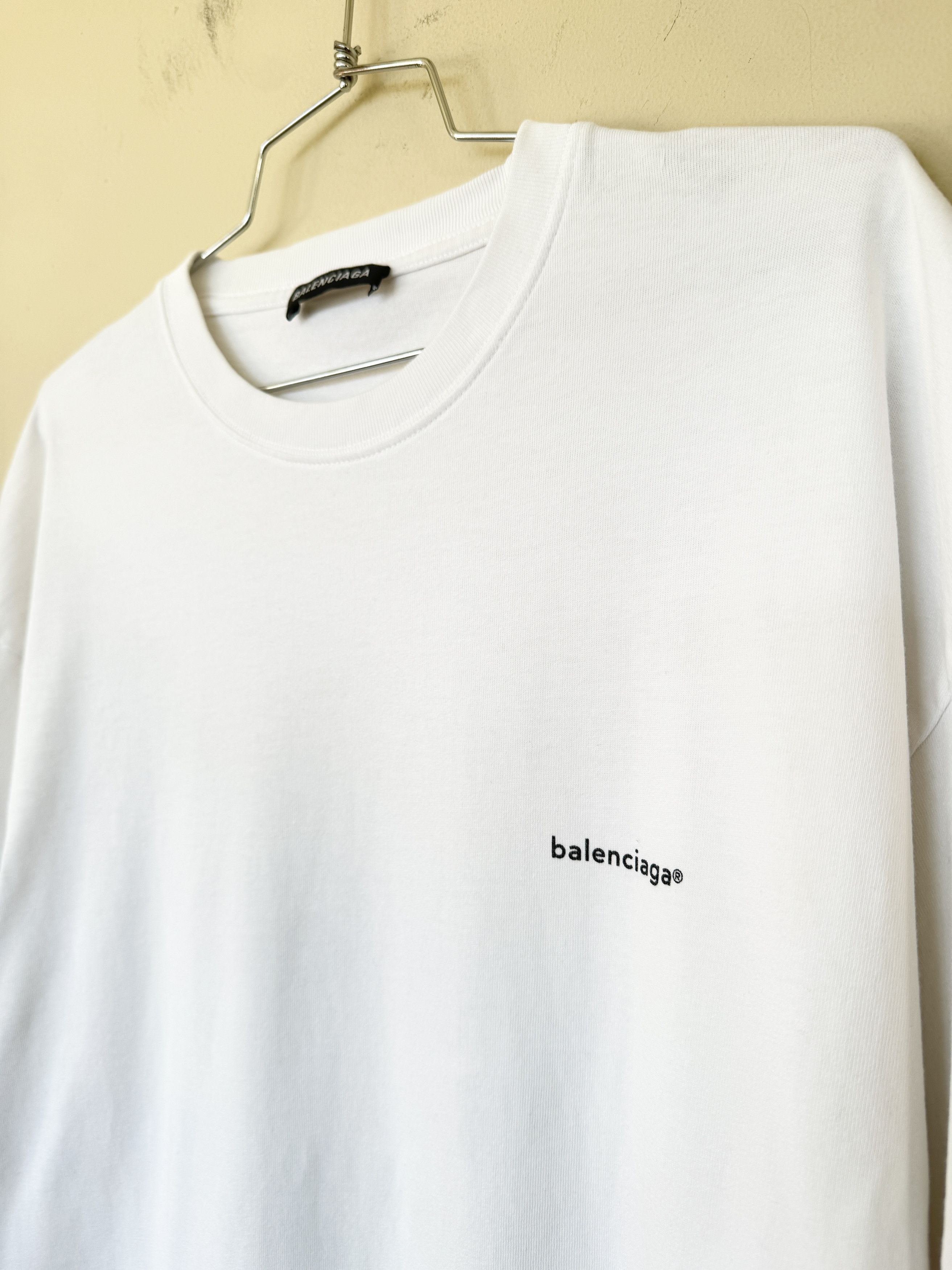 Balenciaga Balenciaga Logo Tee Size US XL / EU 56 / 4 - 5 Thumbnail