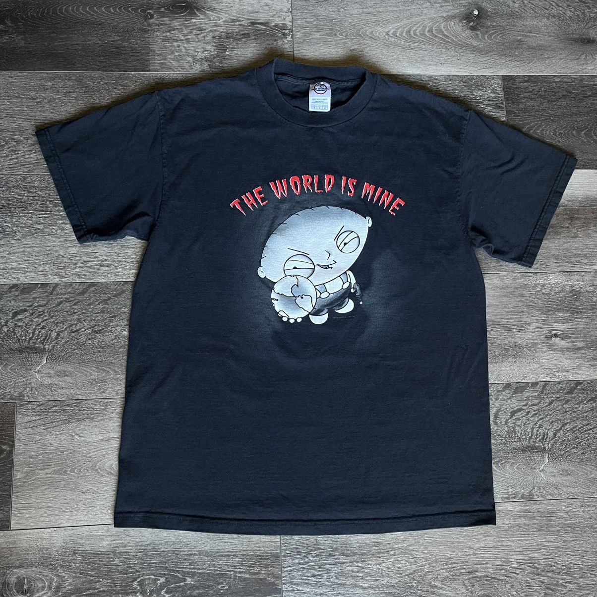 Vintage Vintage 2005 Family Guy The World Is Mine Stevie Graphic Tee Size US M / EU 48-50 / 2 - 2 Thumbnail
