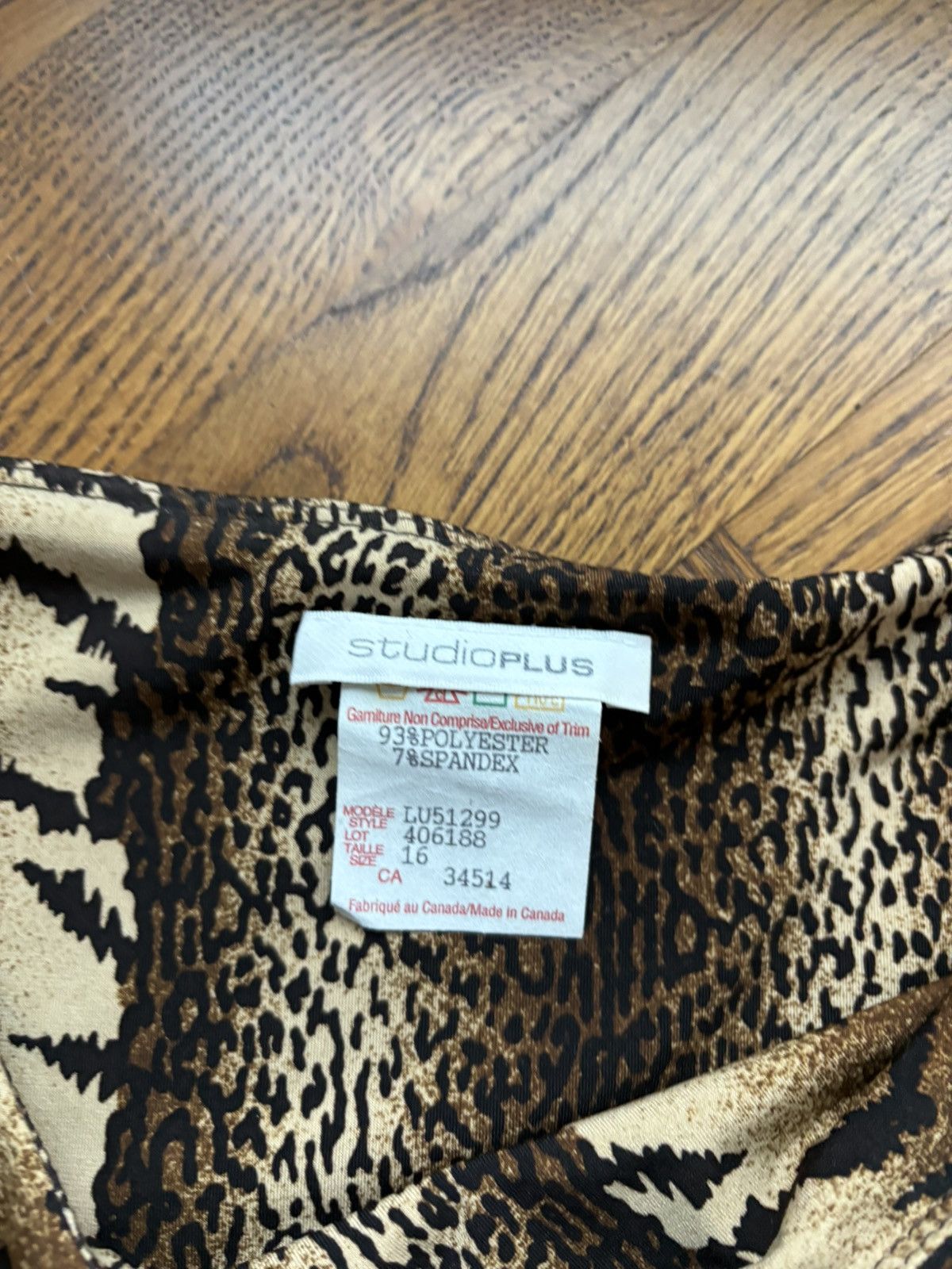 Sears × Vintage Vintage Cheetah Print Maxi Skirt Elastic Stretch Leopard Size 38" / US 16 / IT 52 - 2 Thumbnail