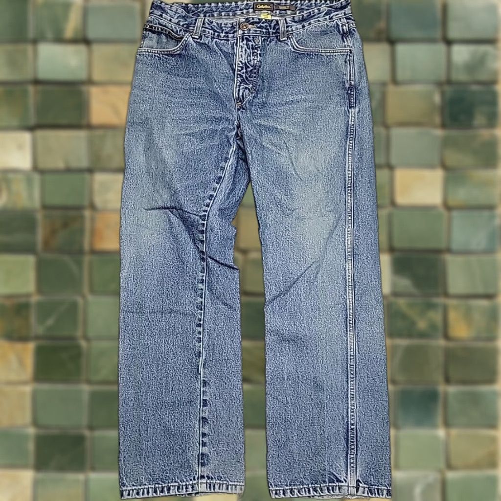 Vintage VINTAGE Cabela's Jeans Mens 34x30 Blue Denim Straight Leg 100% Cotton Size US 34 / EU 50 - 1 Thumbnail