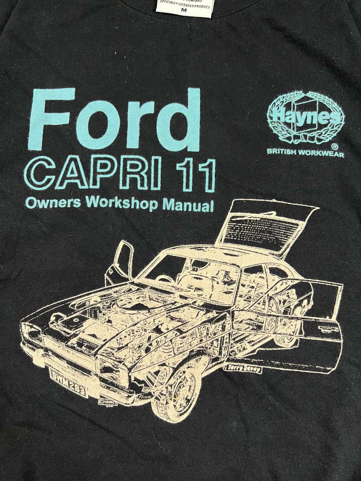 Vintage Vintage Ford Capri 11 British 90s Racing Manual Y2K Tee Size US M / EU 48-50 / 2 - 5 Thumbnail