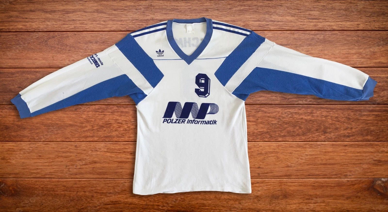 Adidas Vintage 80s 90s ADIDAS Jersey Football Soccer West Germany Size US S / EU 44-46 / 1 - 4 Thumbnail