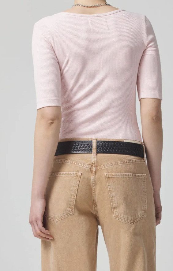 Citizens Of Humanity Citizens of Humanity Presley Seamed Tee in Roselle ( XS ) Size XS / US 0-2 / IT 36-38 - 3 Thumbnail