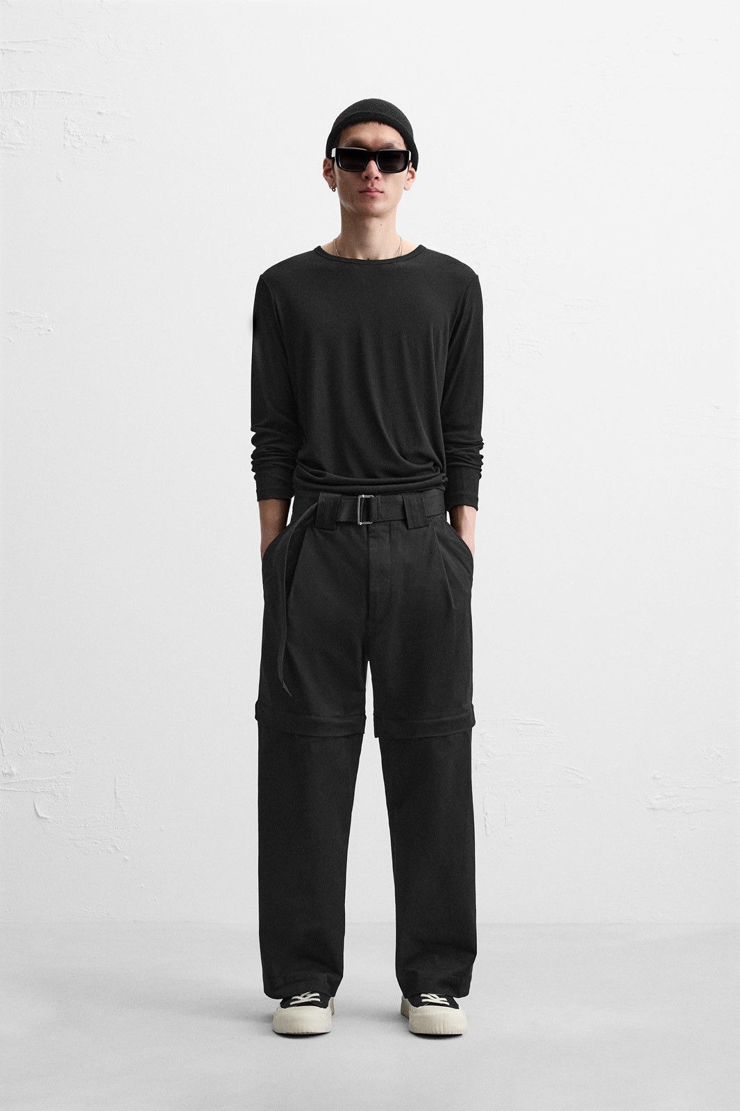 Zara ZARA REMOVABLE BELTED PANTS Size US 32 / EU 48 - 4 Thumbnail