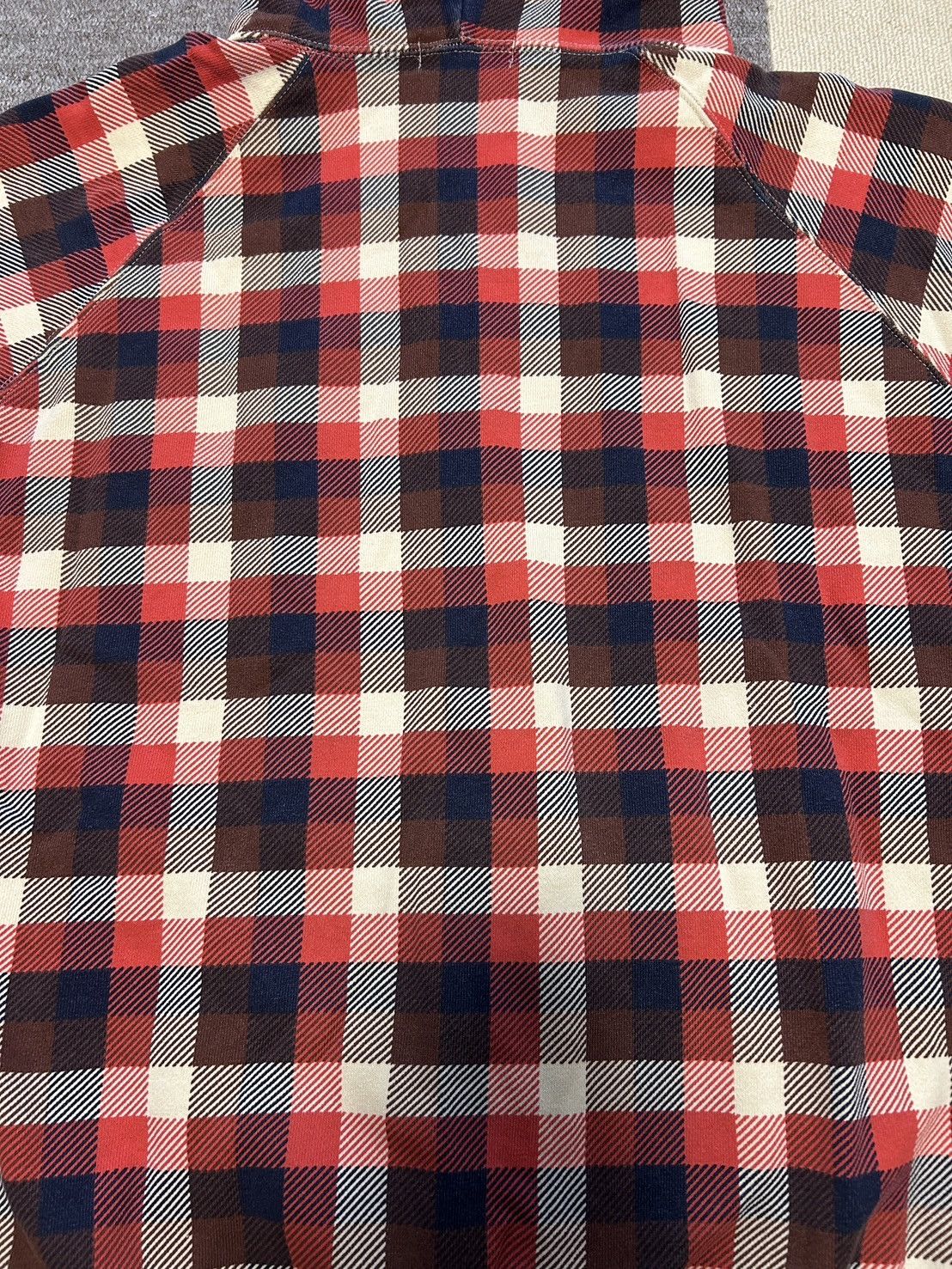 Bape OG Y2K Bape Red Plaid Full Zip Hoodie Size M Size US M / EU 48-50 / 2 - 3 Thumbnail