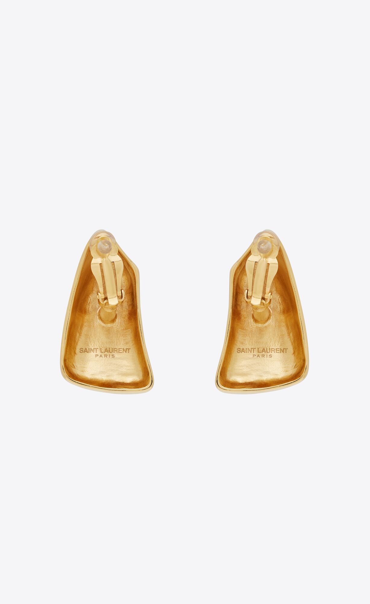 Saint Laurent Paris o1b1hav111124 Size: OS / Comet Earrings in Metal in Gold Size ONE SIZE - 2 Thumbnail