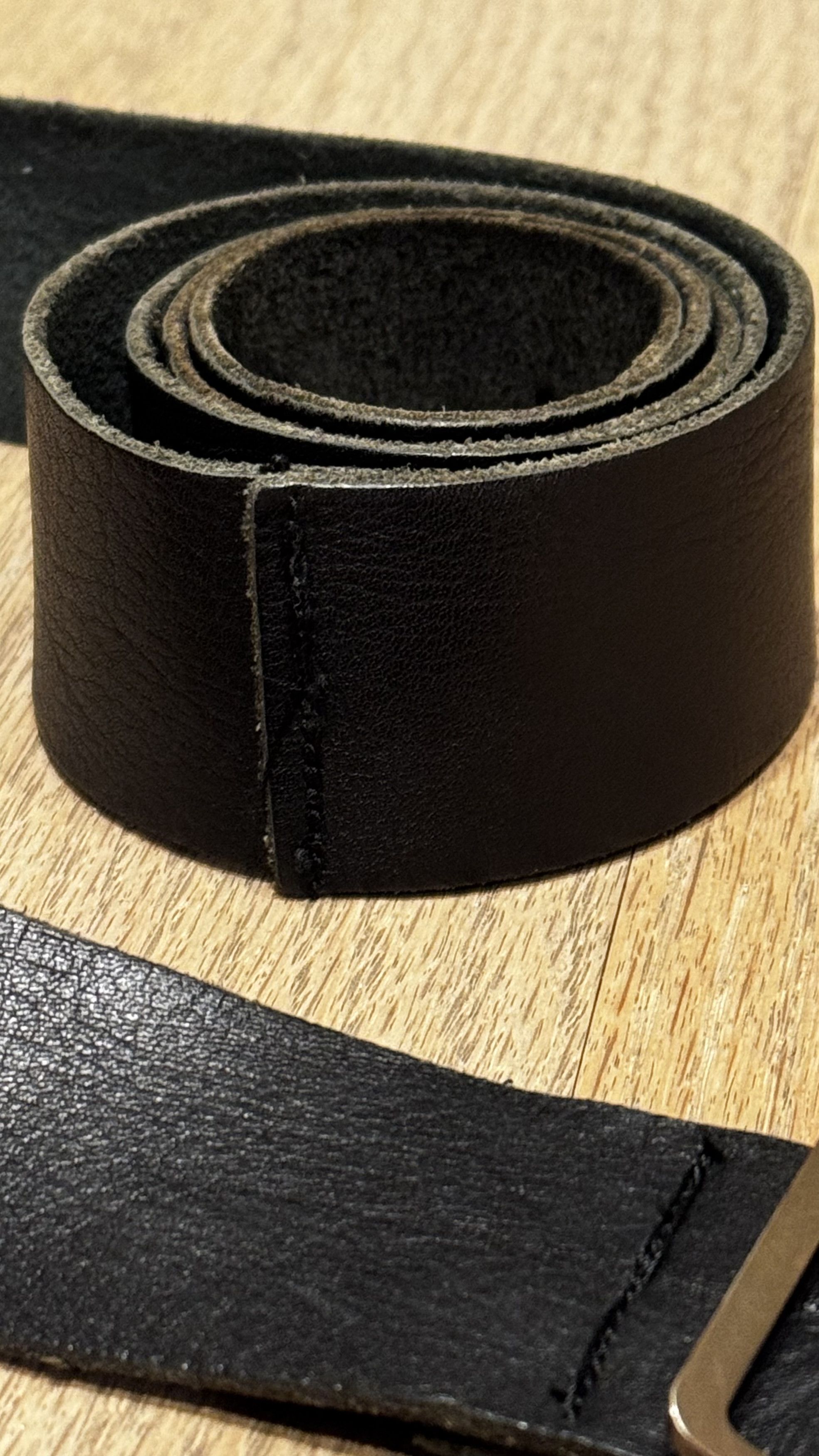 希少 Paul Harnden leather belt Jean - メルカリ