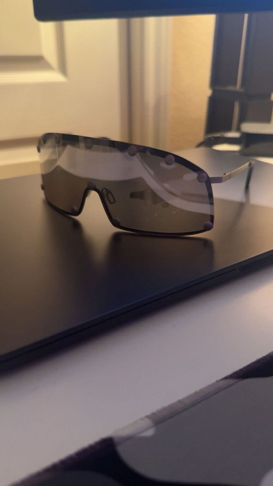 Rick Owens Rick Owens Shielding Sunglasses Size ONE SIZE - 2 Thumbnail
