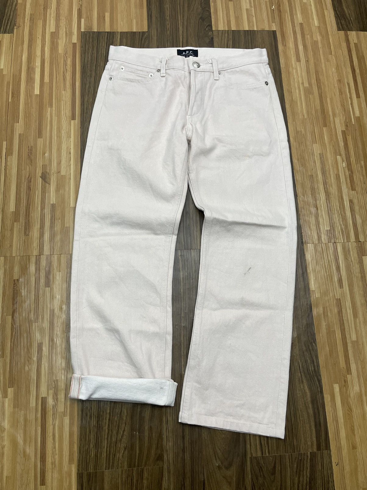 A.P.C. Vintage APC Jeans Selvedge Denim White Size 28 Size US 28 / EU 44 - 3 Thumbnail