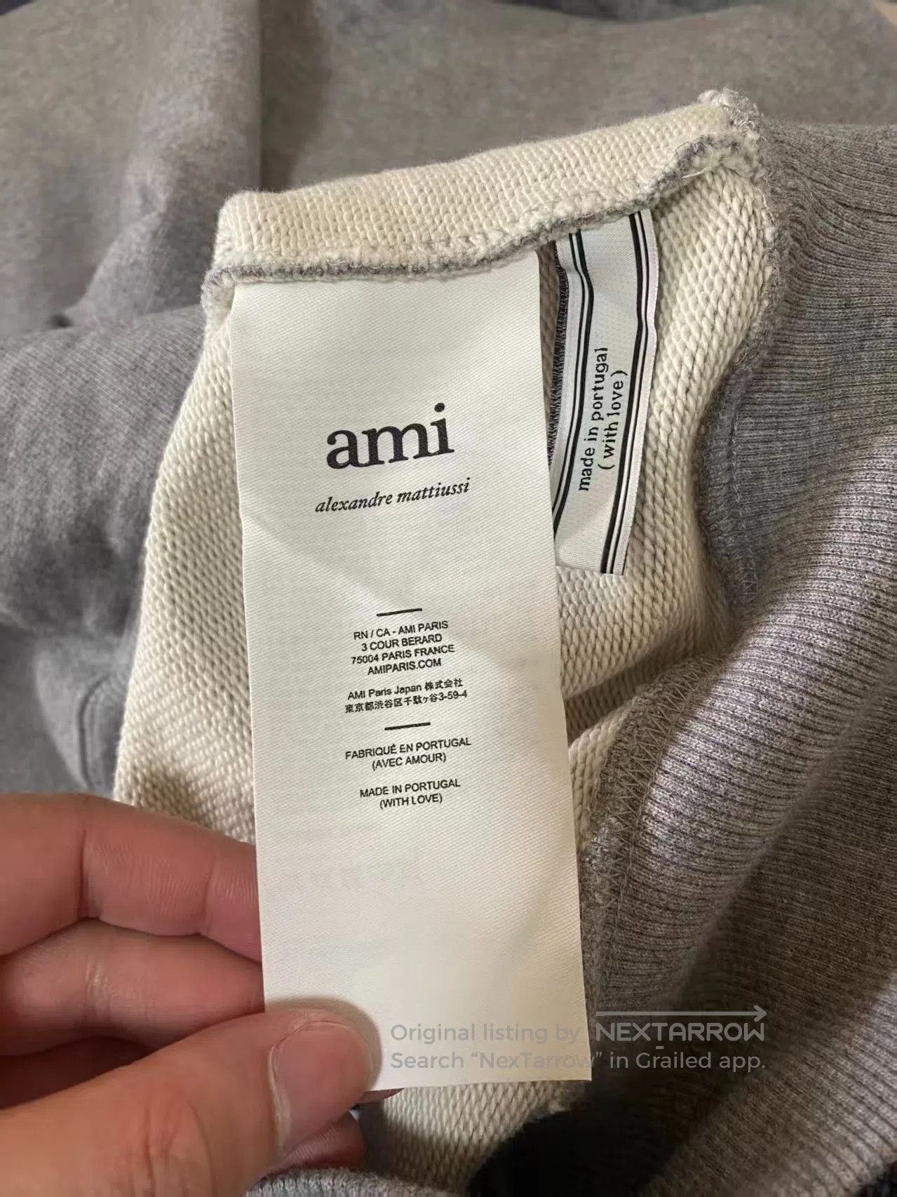 AMI Ami Heart Logo Pullover Hoodie. Size US M / EU 48-50 / 2 - 3 Thumbnail