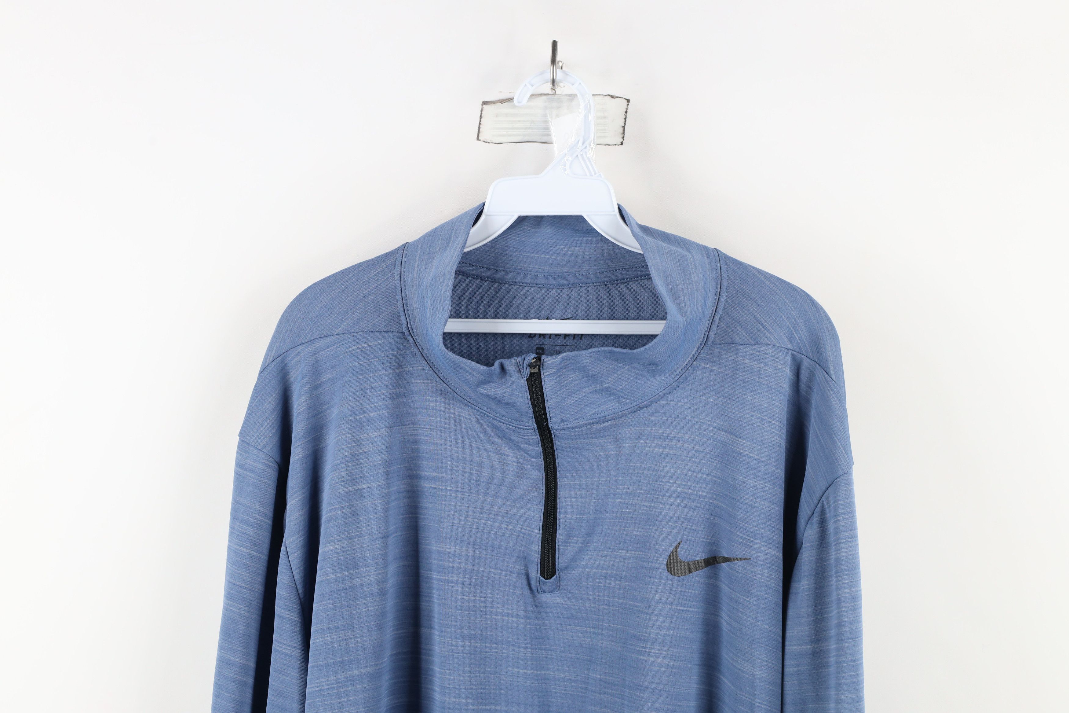 Nike × Vintage Nike Superset Quarter Half Zip Pullover Jacket Top Blue Size US XXL / EU 58 / 5 - 2 Thumbnail