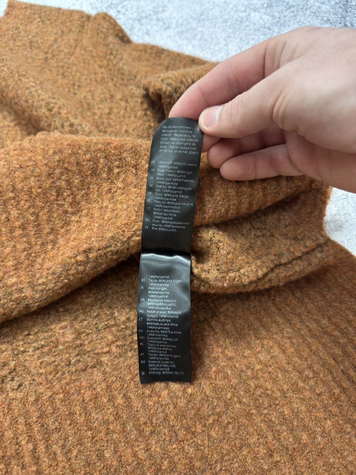 OSKA OSKA Premium Virgin Wool Knit Rich Brown Sweater Size M / US 6-8 / IT 42-44 - 8 Thumbnail