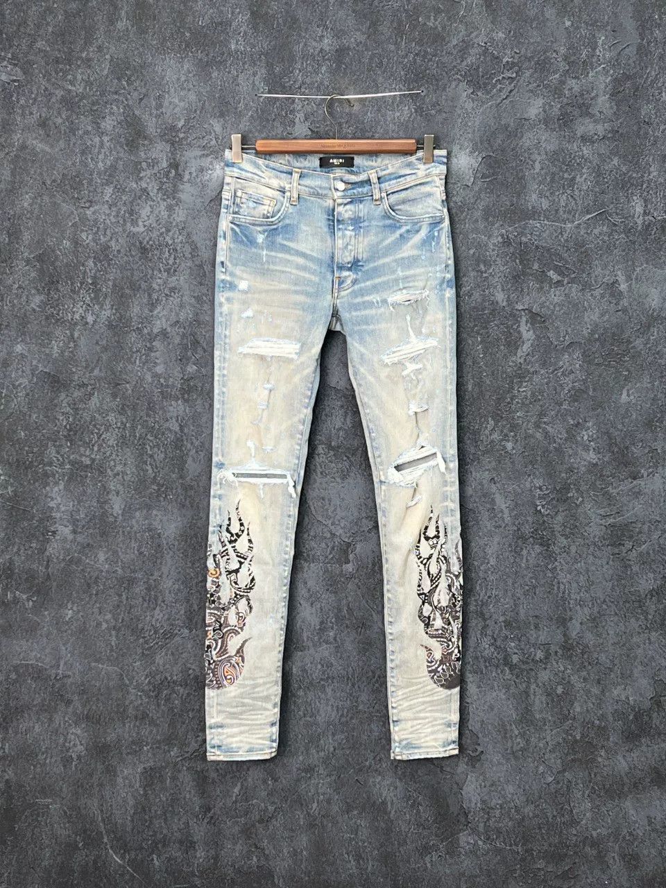 Amiri Amiri Denim Blue Casual Pants 30 Men Size US 30 / EU 46 - 1 Thumbnail