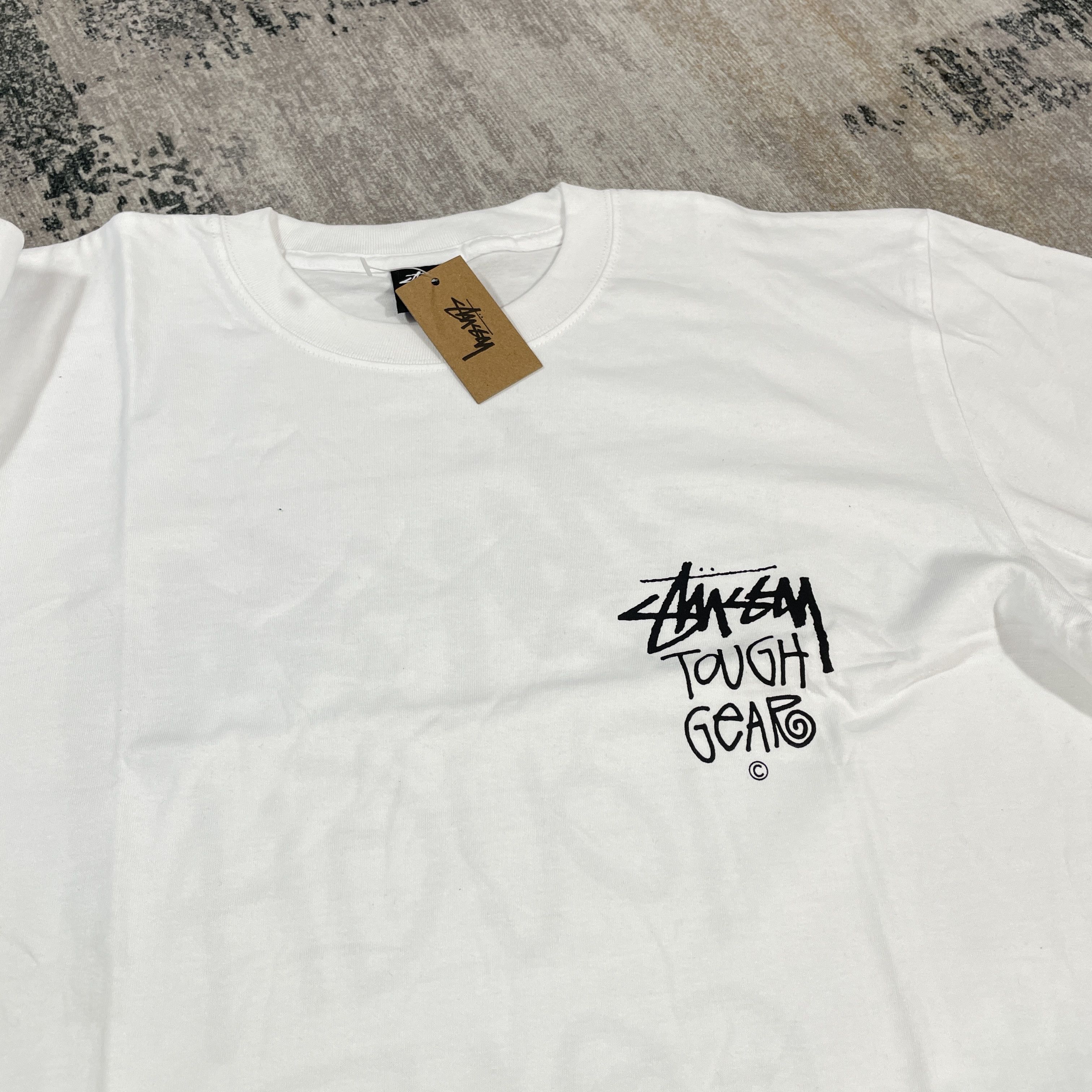Stussy Stussy Tough Gear Tshirt White Size US M / EU 48-50 / 2 - 4 Thumbnail