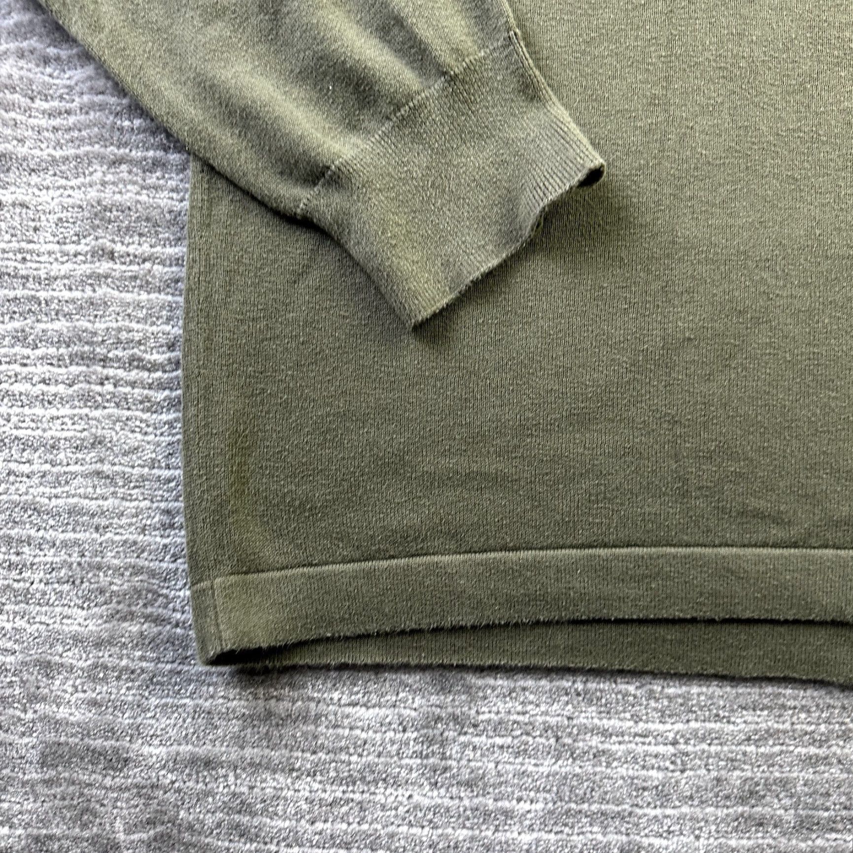 J.Crew J Crew Polo Shirt Mens Medium Green Knit Silk Blend Size US M / EU 48-50 / 2 - 6 Thumbnail