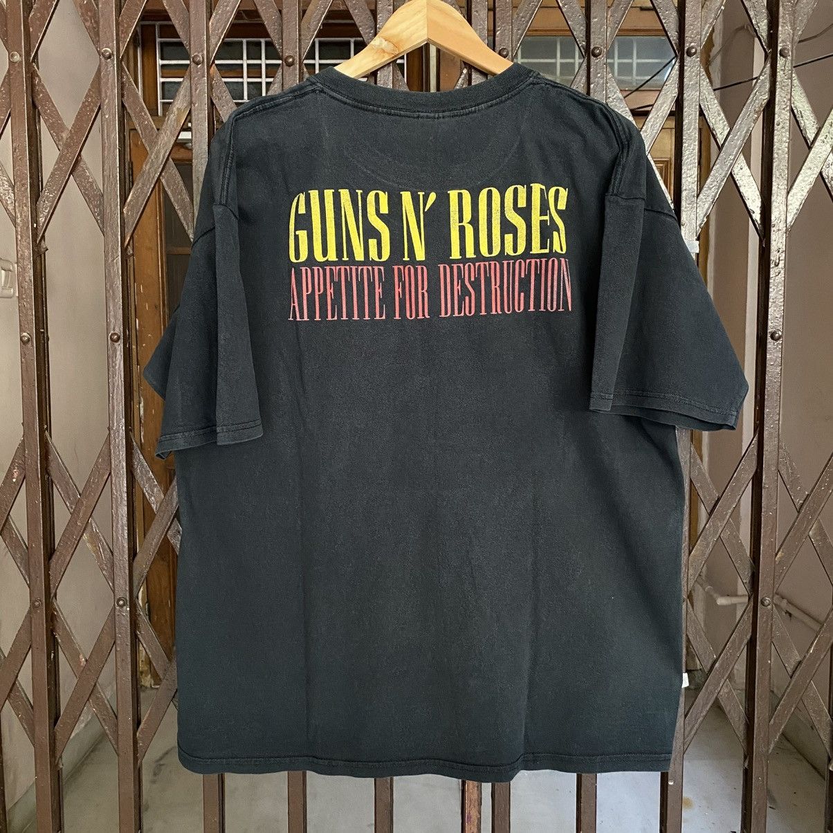 Guns N' Roses Vintage Guns N Roses Appetite for Destruction T shirt Size US XL / EU 56 / 4 - 3 Thumbnail