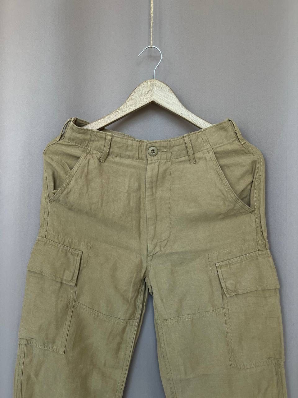 Polo Ralph Lauren Polo Ralph Lauren Silk-Linen Cargo Pants Womens Size 2 or S Size 26" / US 2 / IT 38 - 2 Thumbnail