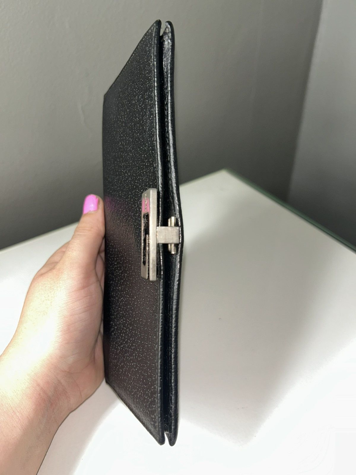 Gucci Gucci G Clasp Black Leather Continental Long Wallet Size ONE SIZE - 12 Thumbnail