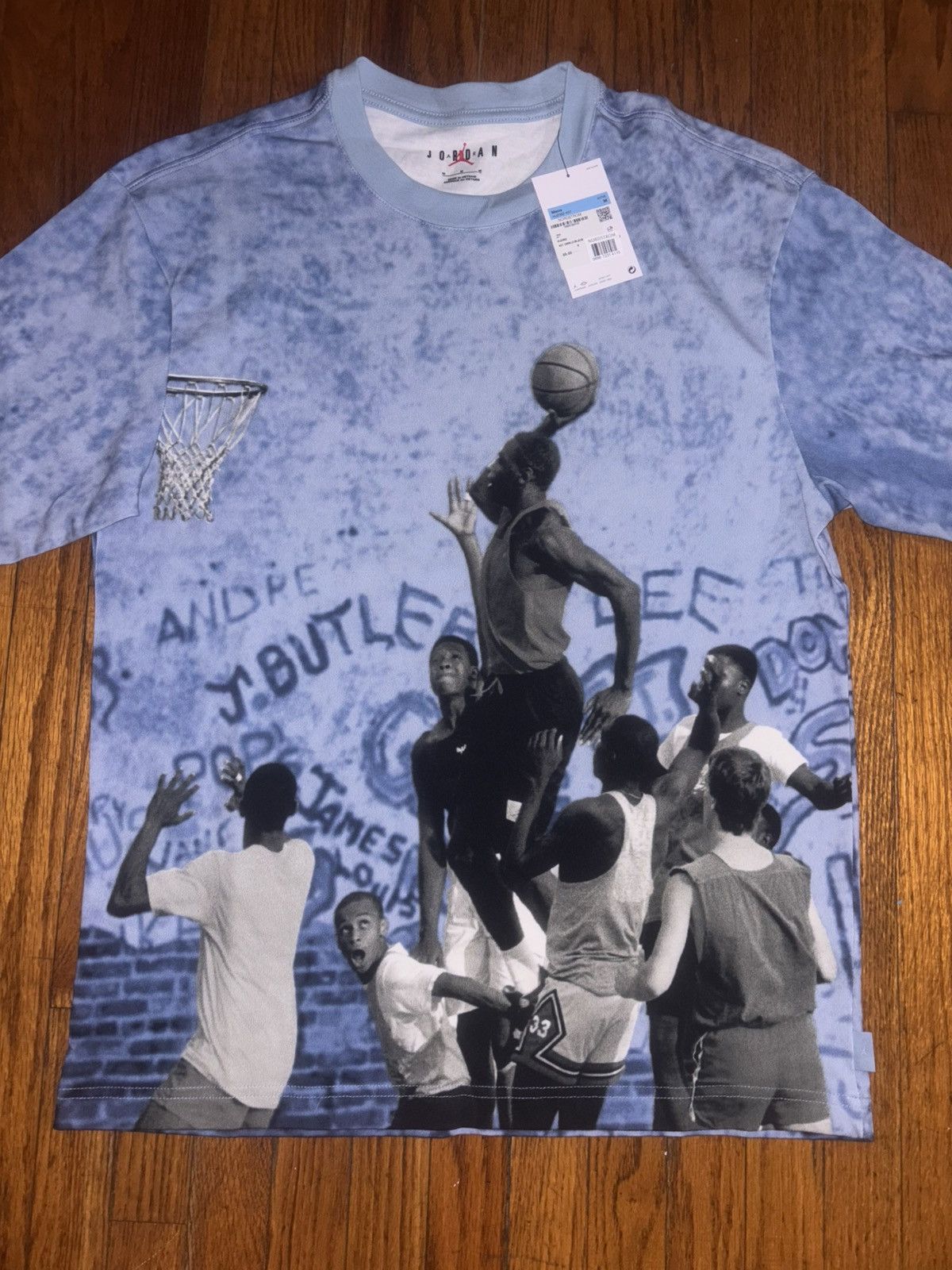 Jordan Brand Jordan brand 85 court classic full print shirt Size US M / EU 48-50 / 2 - 2 Thumbnail