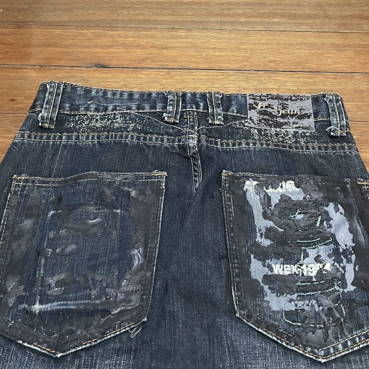 14th Addiction Rare Design Vintage Japanese Brand Fashion Jeans 2000s Size US 28 / EU 44 - 4 Thumbnail