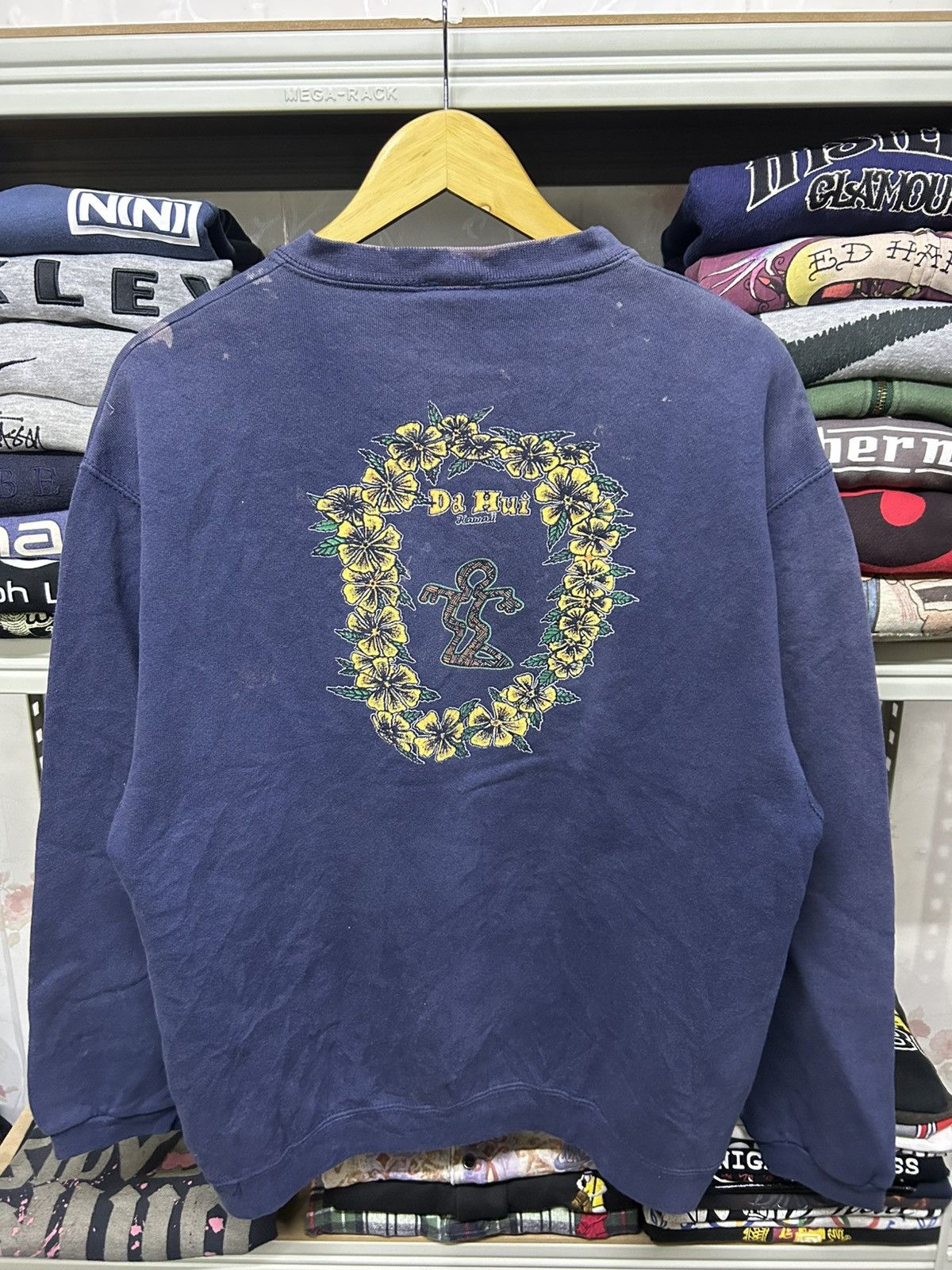 Japanese Brand × Vintage Vintage Da hui hawaii surfing sweatshirt Size US M / EU 48-50 / 2 - 1 Thumbnail