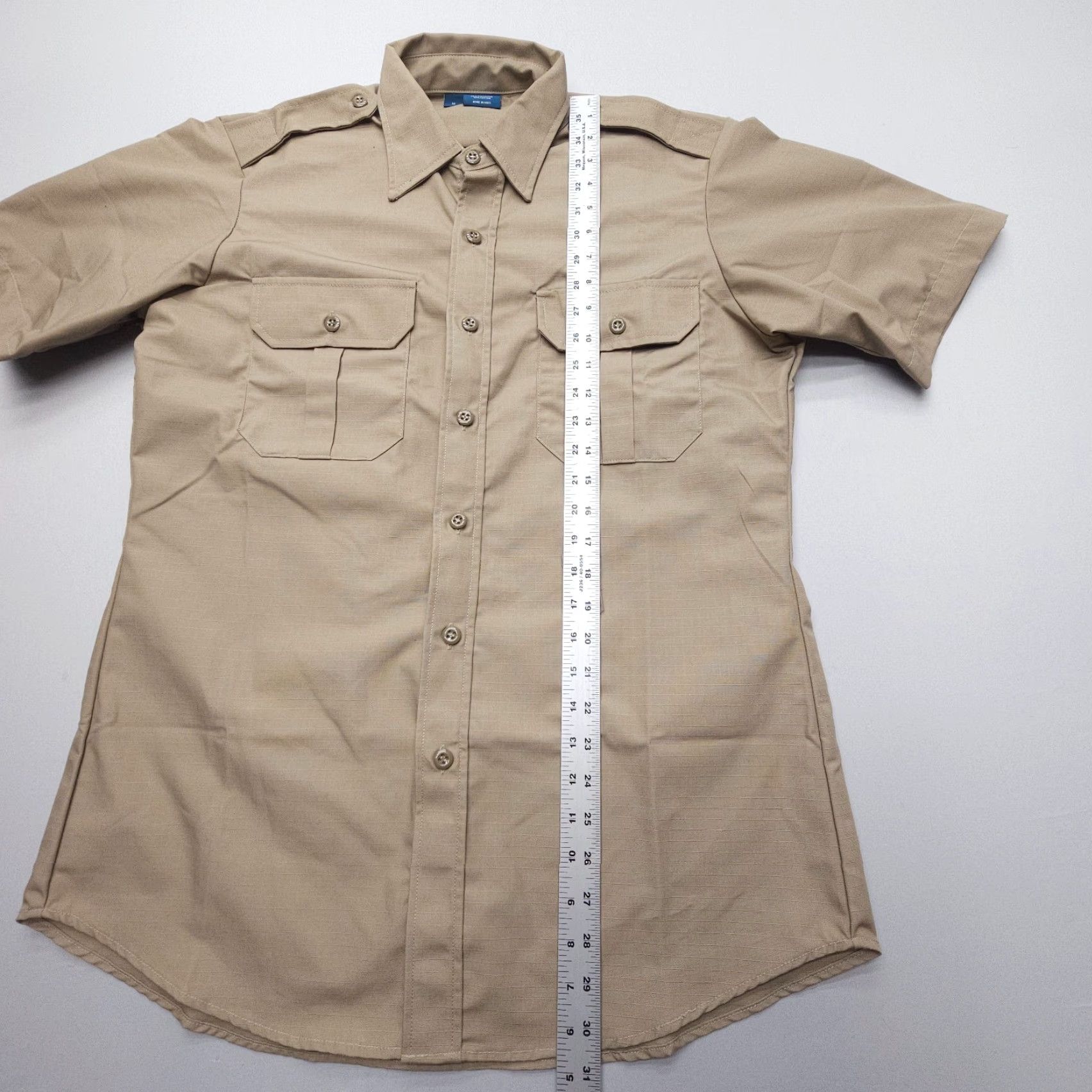 Propper PROPPER Short Sleeve Button Shirt Mens M Tan Tactical Military Ripstop Work Shirt Size US M / EU 48-50 / 2 - 5 Thumbnail