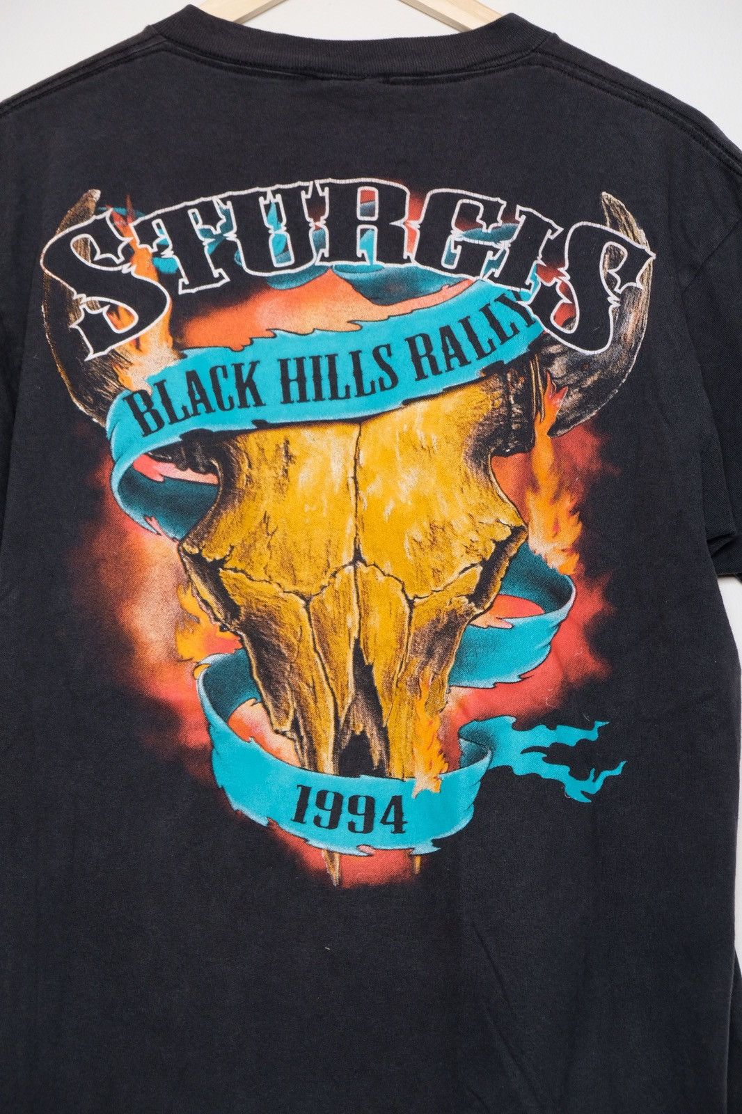 Harley Davidson × Vintage Rare 1994 vintage Harley Davidson Sturgis 3D Emblem t-shirt Size US L / EU 52-54 / 3 - 6 Thumbnail
