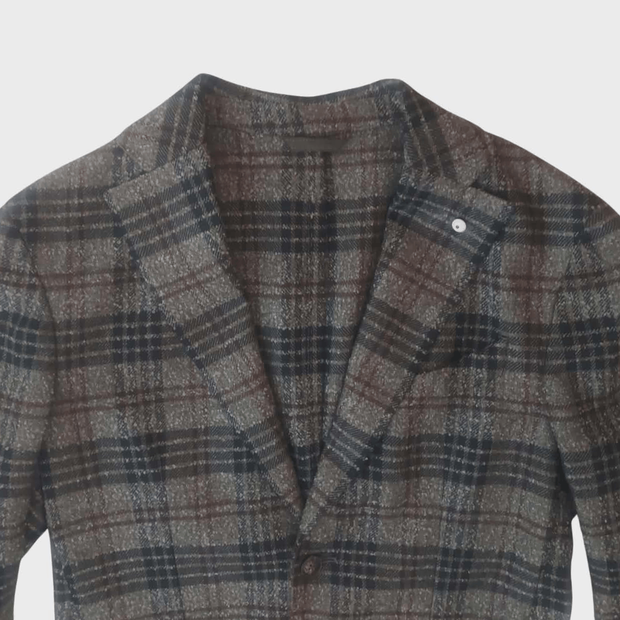 L.B.M. 1911 L.B.M 1911 SLIM FIT PLAID BLAZER Size 38R - 3 Thumbnail
