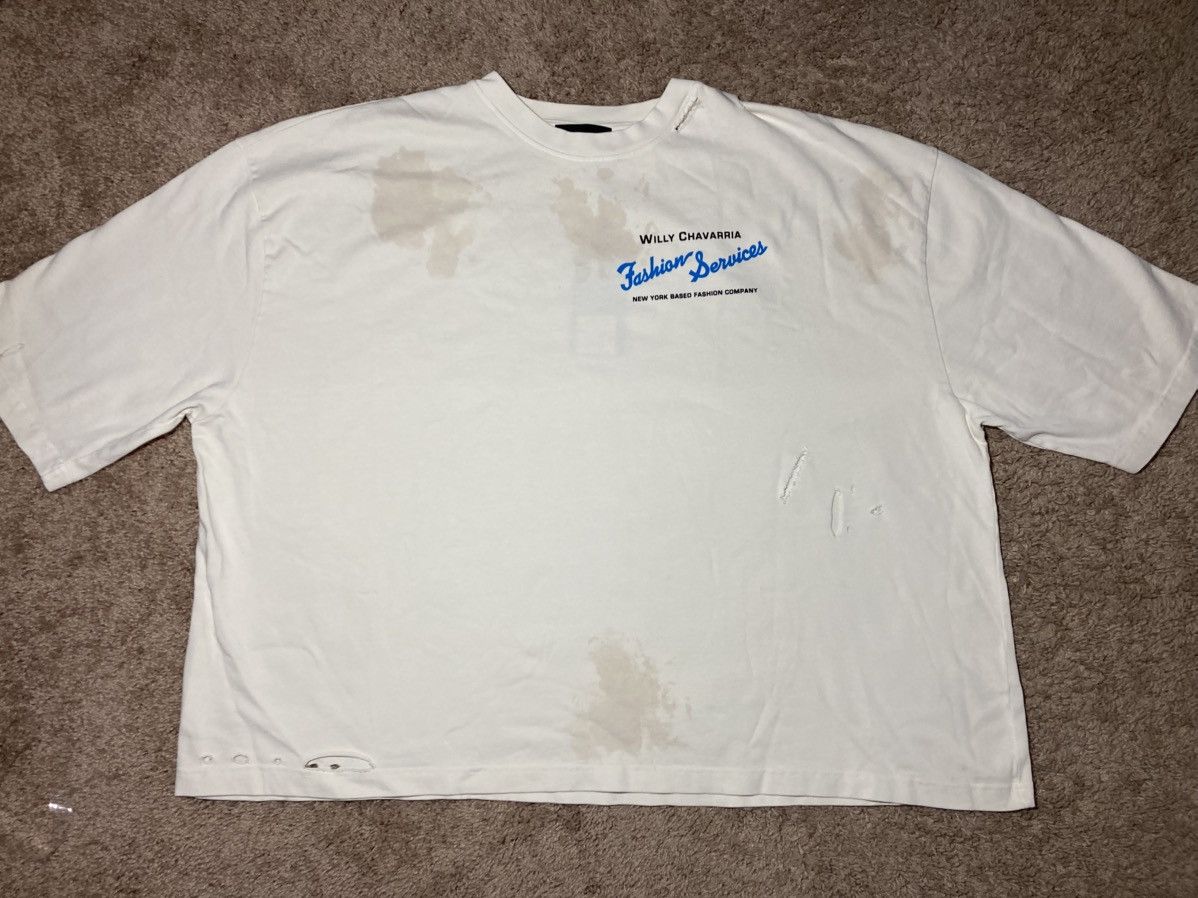 Willy Chavarria New AW24 Willy Chavarria Fashion Services Destroyed 2024 Size US L / EU 52-54 / 3 - 2 Thumbnail