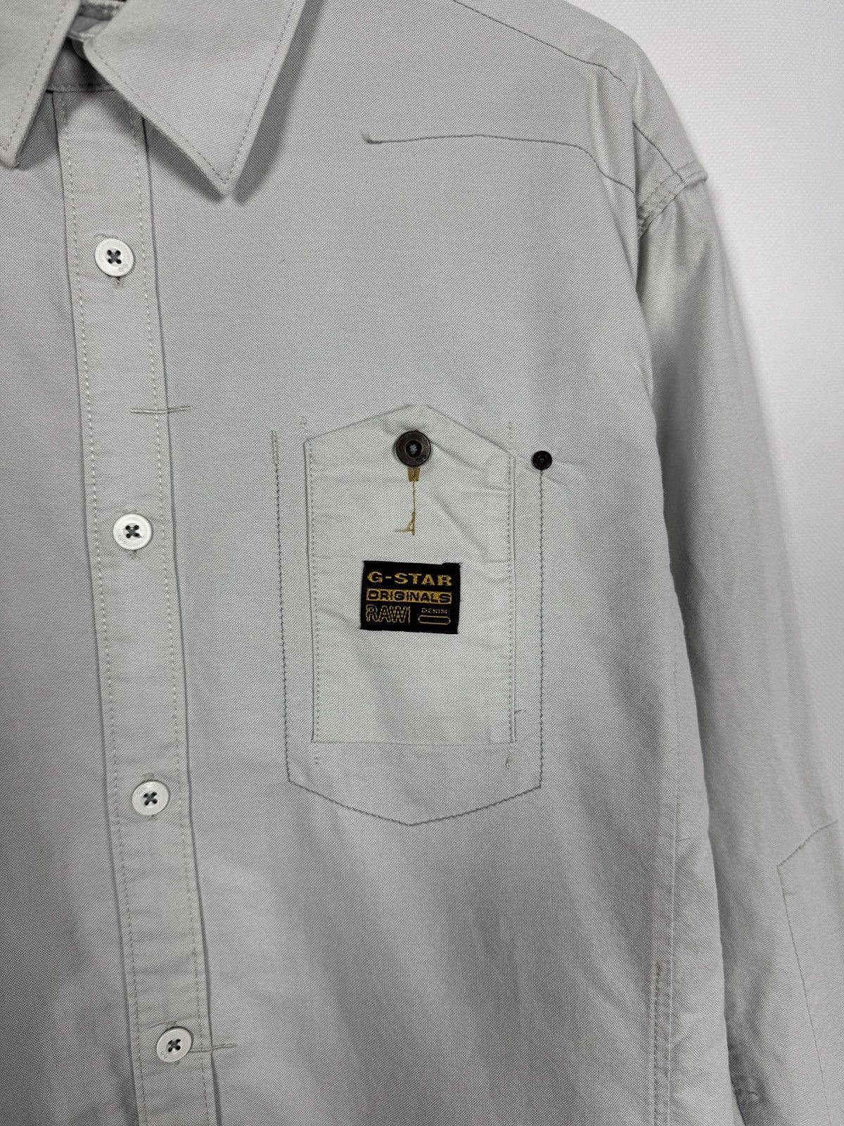 G-Star G-Star Raw Denim Rail Dress Long Sleeve Shirt Button Up XL Size US XL / EU 56 / 4 - 6 Thumbnail