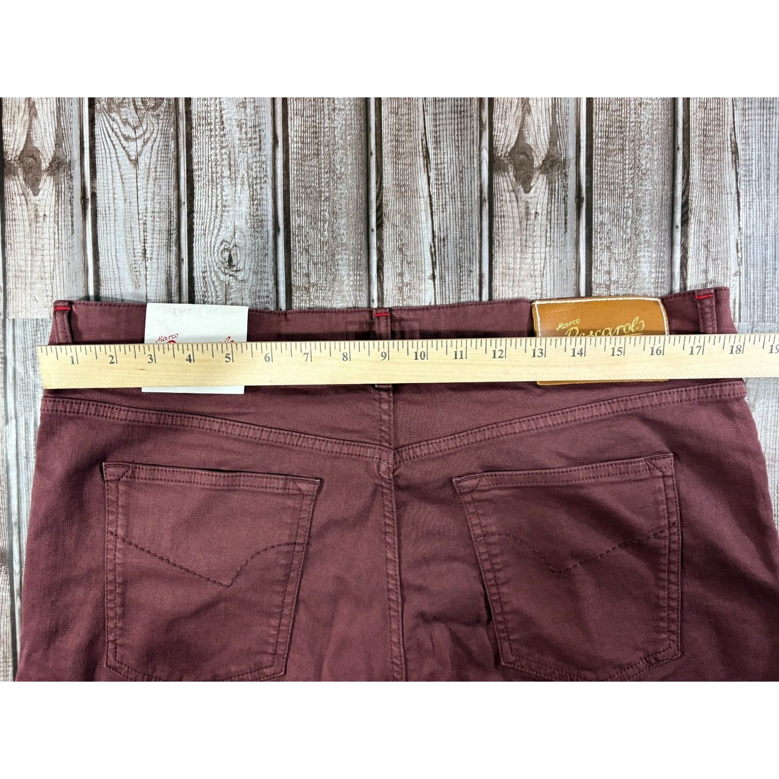 Marco Pescarolo Marco Pescarolo Napoli Nerano M18 5-Pocket Chino Pants sz EU Size US 35 - 17 Thumbnail